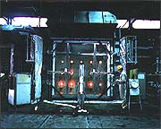 Fire door test (Wall furnace)